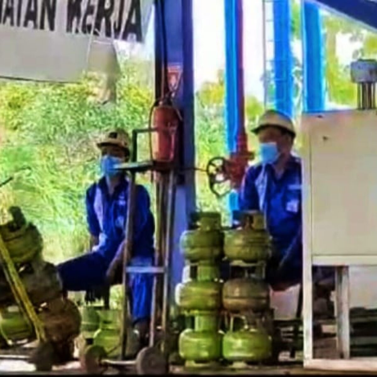 Aktifitas salah satu SPBE di Grobogan. (Masrikin/kabarterdepan.com)