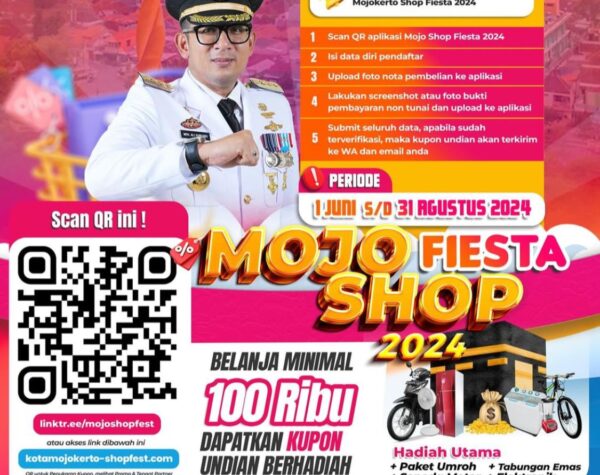Pj Wali Kota Mojokerto Ungkap Kabar Gembira tentang Mojo Shop Fiesta 2024, Yuk Buruan Belanja