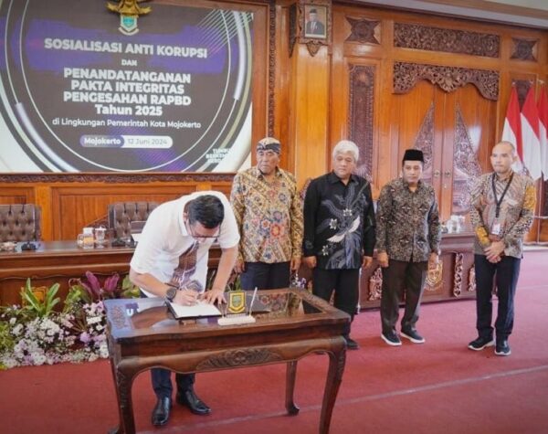 Upaya Pemkot Mojokerto Cegah Perilaku Koruptif Diapresiasi KPK, MCP 10 Besar Terbaik Se-Jawa Timur