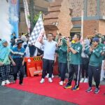 Meriahnya Jalan Santai Rangkaian Hari Jadi Ke-106 Kota Mojokerto, Kampanyekan Gempur Rokok Ilegal