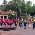 Rangkaian HUT Ke-78 Bhayangkara, Polres Madina Gelar Jalan Sehat Bertabur Hadiah