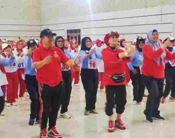 47 Tim Ikuti Lomba Senam Jantung Sehat Piala Bupati Jember