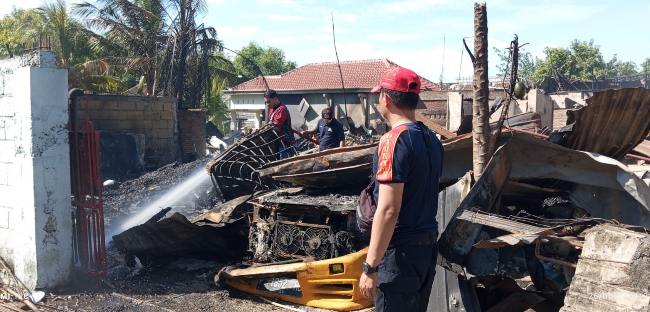 3 Rumah di Mojokerto Ludes Dilahap Si Jago Merah, Diduga Tersulut Anak Bermain Api