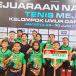 Tampil di Kejurnas Tenis Meja, Hefin Alea Anisah Asal Kabupaten Mojokerto Sukses Tembus 8 Besar