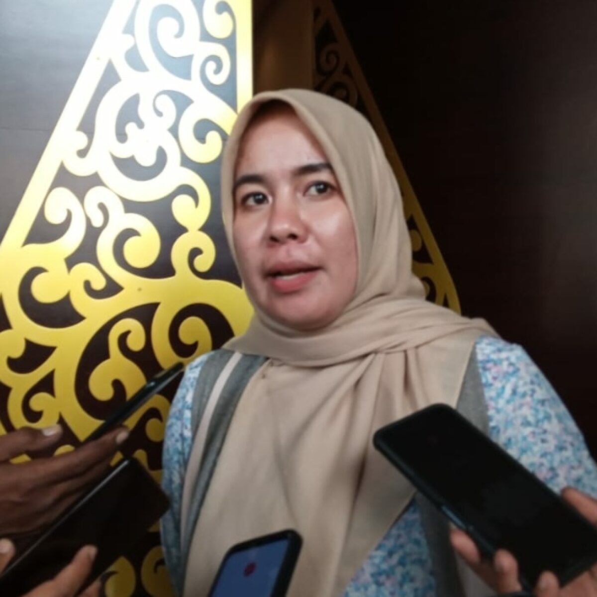 Komisioner KPU Kota Batu Divisi SDM Sosialisasi dan Partisipasi Masyarakat, Marlina. (Yan/kabarterdepan.com) 