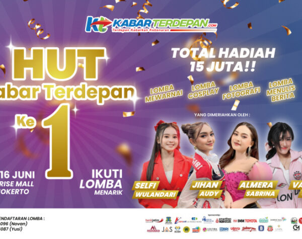 Semarak HUT Ke-1 Kabar Terdepan, Hadirkan 4 Artis hingga Aneka Lomba