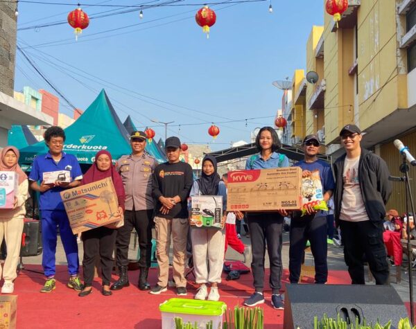 Rangkaian Pembukaan Kampung Pecinan Mojokerto, Ada Jalan Sehat Bertabur Hadiah