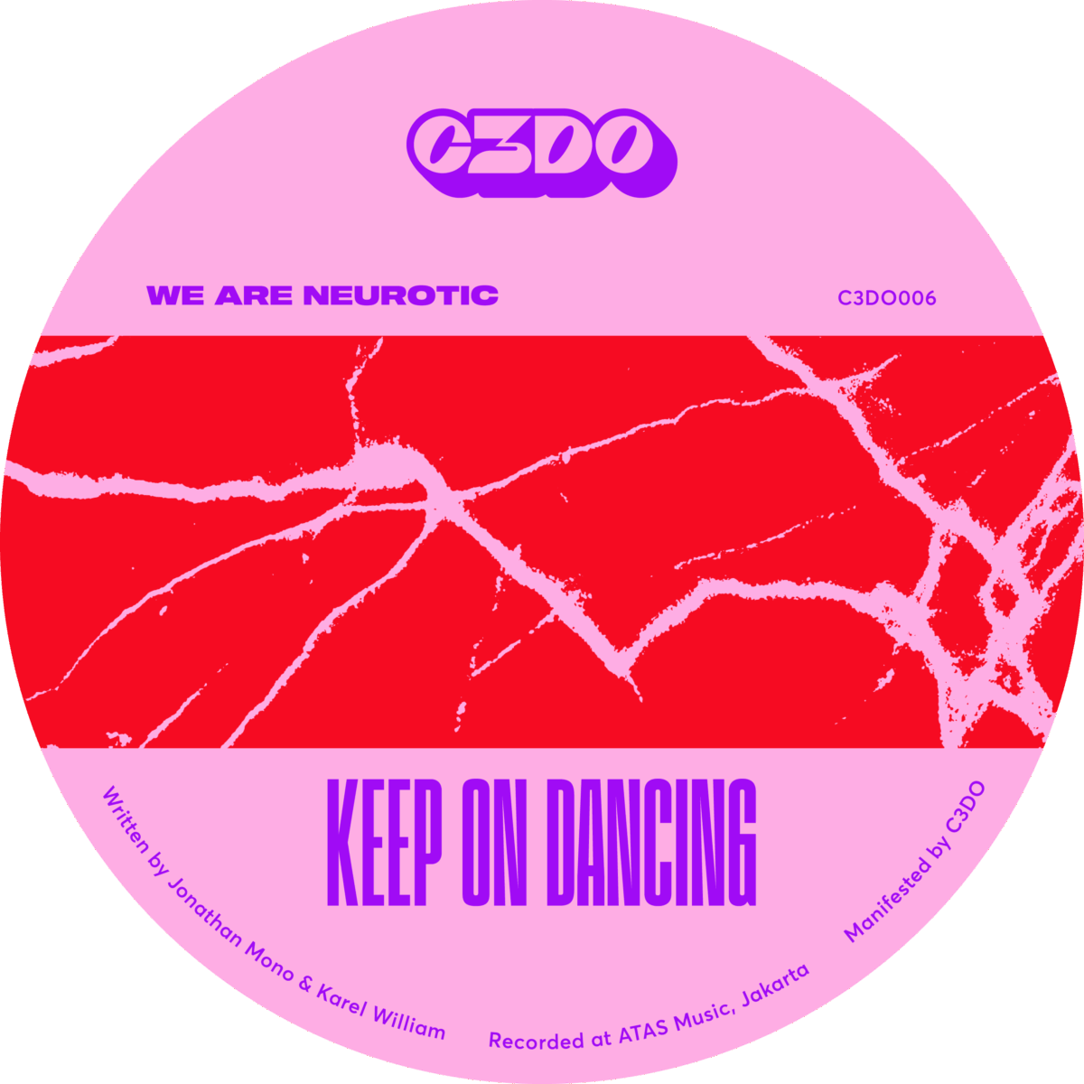 Artwork C3DO006 Keep On Dancing C3DO Recordings C3DO
