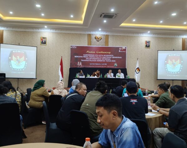 Gandeng Media, KPU Kota Mojokerto Berharap Pilkada Berjalan Lancar dan Sukses