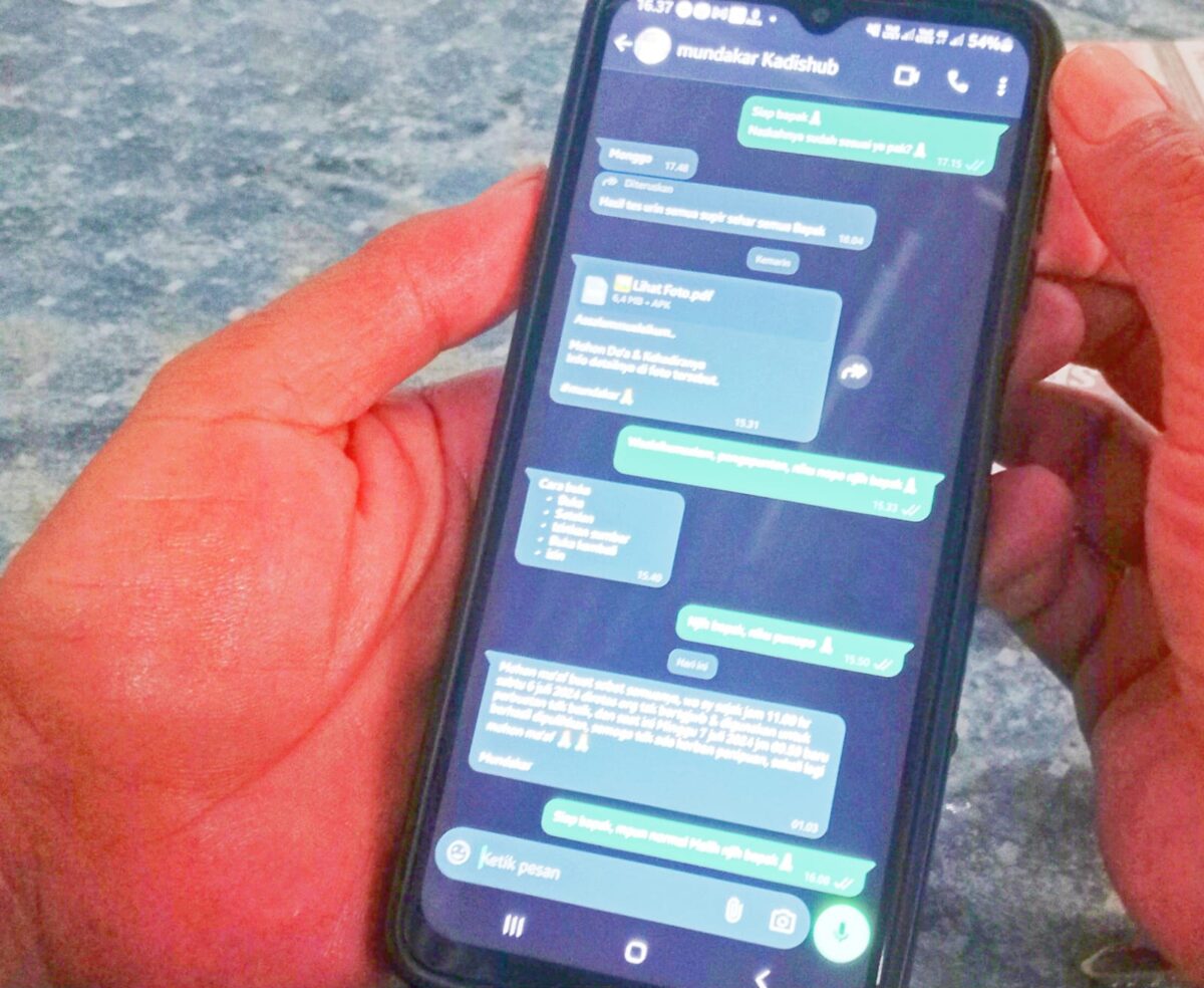 IMG 20240707 WA0037 1 Klarifikasi kepala Dishub Grobogan pasca diretas orang tak dikenal.(masrikin/kabarterdepan.com)