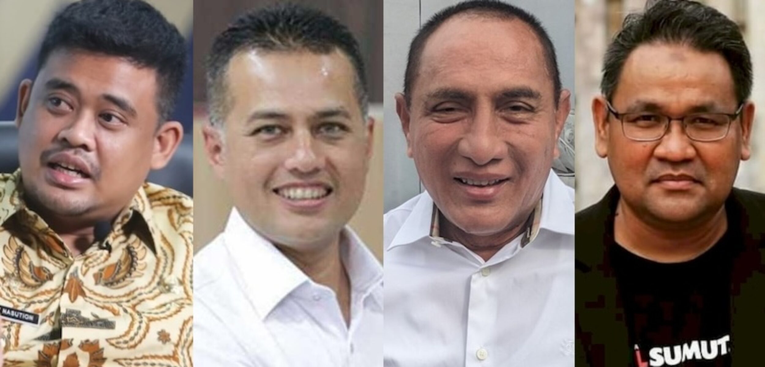 Hasil survei internal Partai Gerindra untuk Pilgub Sumut. (Kolase kabarterdepan.com)