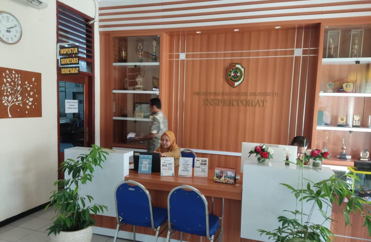 Kantor Inspektorat Kabupaten Mojokerto. (Alief Wahdana/kabarterdepan.com) 