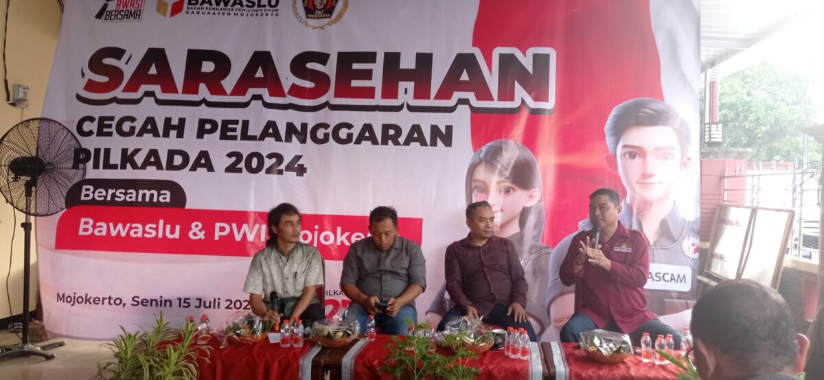 Sarasehan Bawaslu-PWI Cegah Pelanggaran Pilkada 2024, Senin (15/7/2024). (Redaksi/kabarterdepan.com) 
