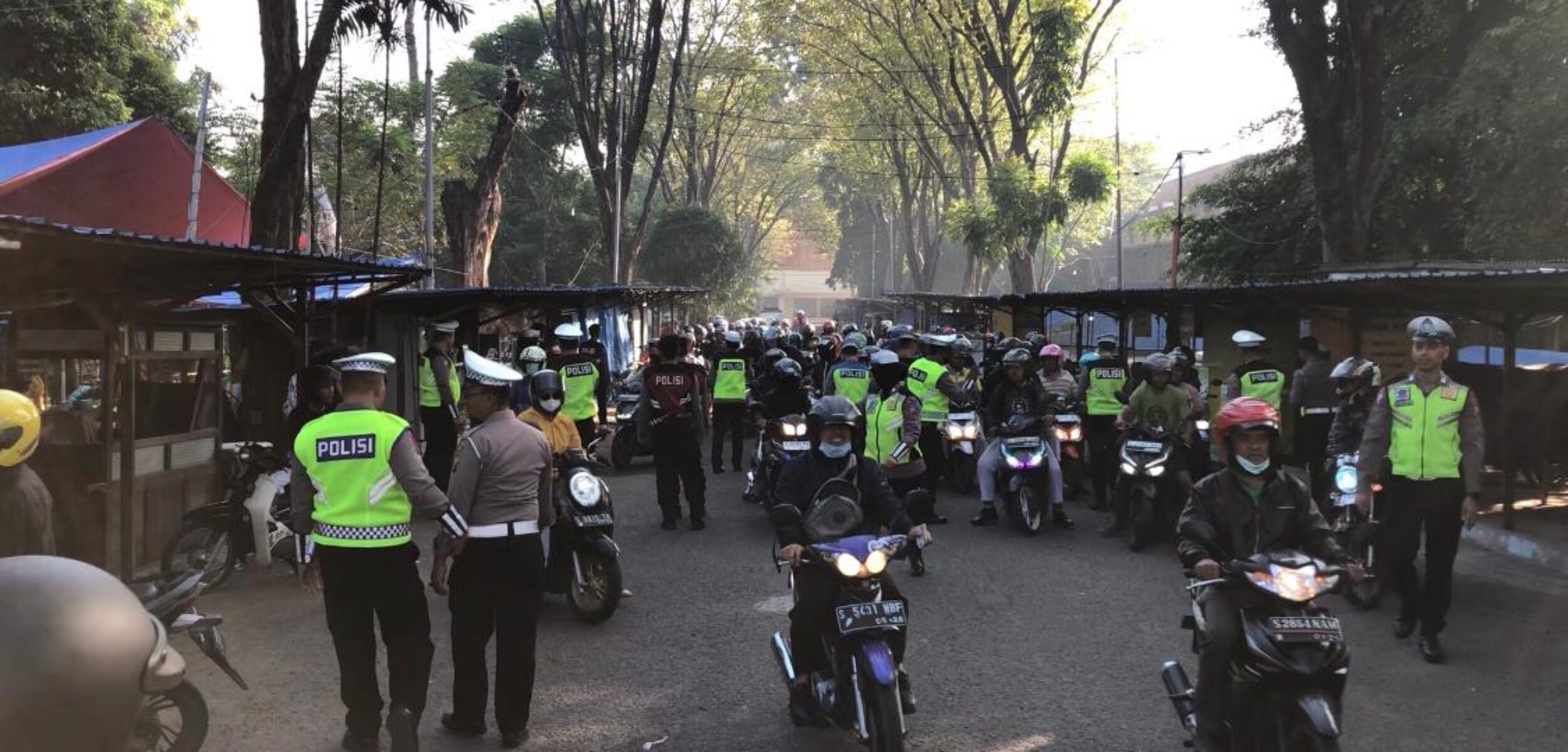 Dalam Satu Jam 250 Pemotor di Mojokerto Ditindak Polisi, Rata-rata Tidak Memiliki SIM