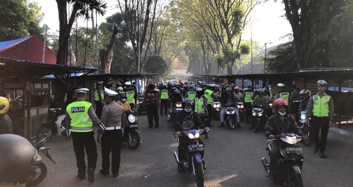 Operasi Patuh Semeru 2024 Polres Mojokerto, Rabu (17/7/2024). (Andy/kabarterdepan.com)