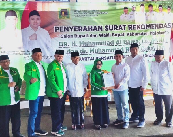 PPP Akhirnya Melabuhkan Rekomnya ke Gus Barra-dr Rizal di Pilbup Mojokerto, Nyai Mundjidah: Saya Instruksikan All Out