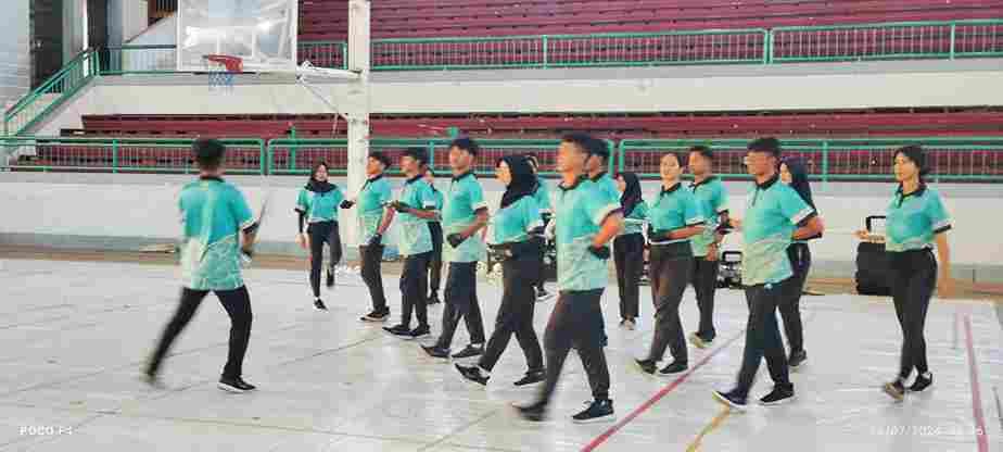 Tim PON Jatim saat menggelar latihan. (Lana/kabarterdepan.com) 