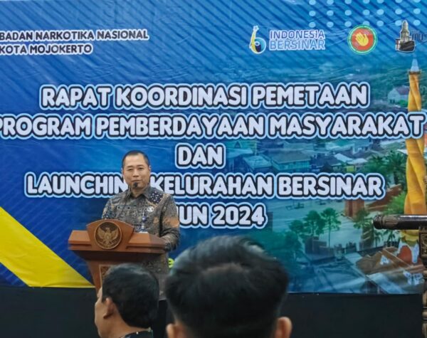 Perangi Narkoba, BNN Kota Mojokerto Luncurkan Kelurahan Bersinar