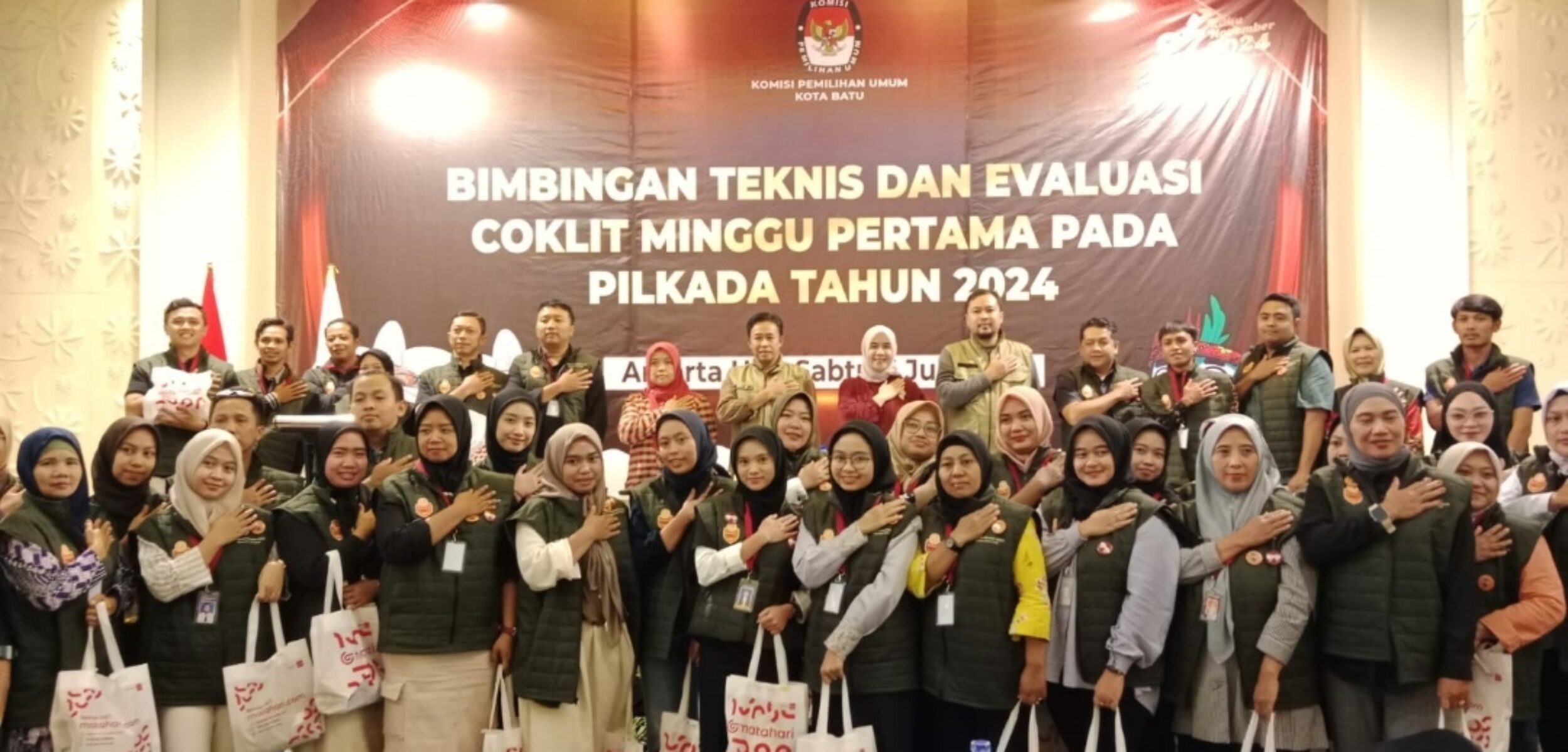 KPU Kota Batu Evaluasi Tahapan Coklit, Target Selesai 3 Hari Lagi