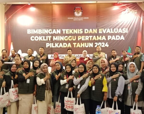KPU Kota Batu Evaluasi Tahapan Coklit, Target Selesai 3 Hari Lagi