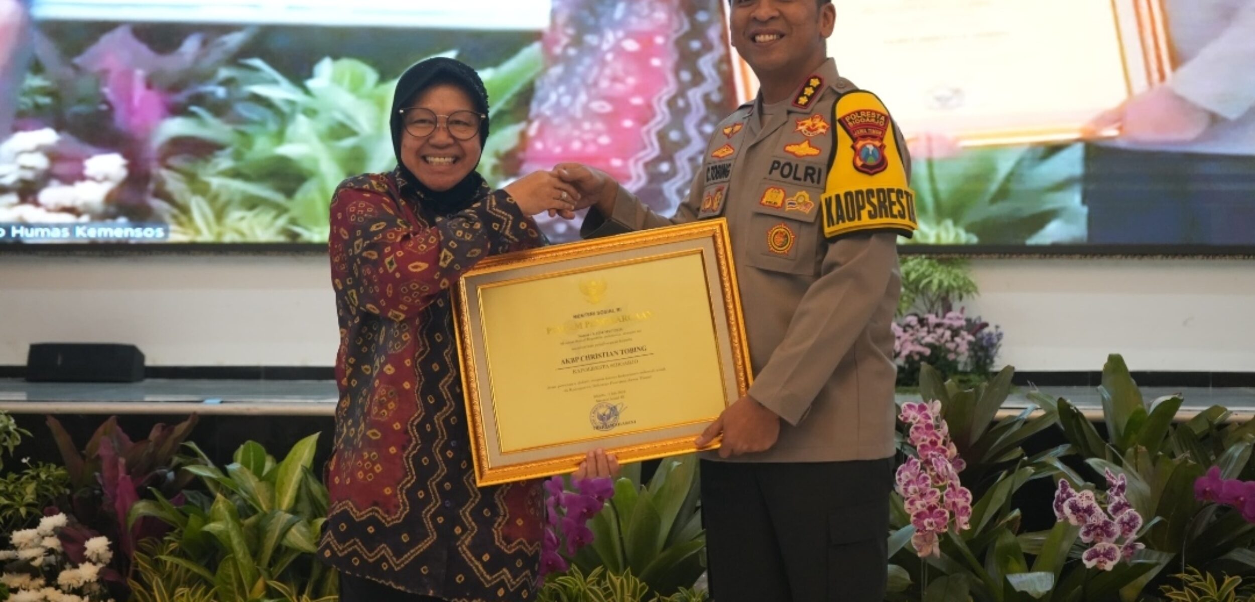 Ungkap Kasus Kekerasan Seksual, Polresta Sidoarjo Diganjar Penghargaan Kemensos