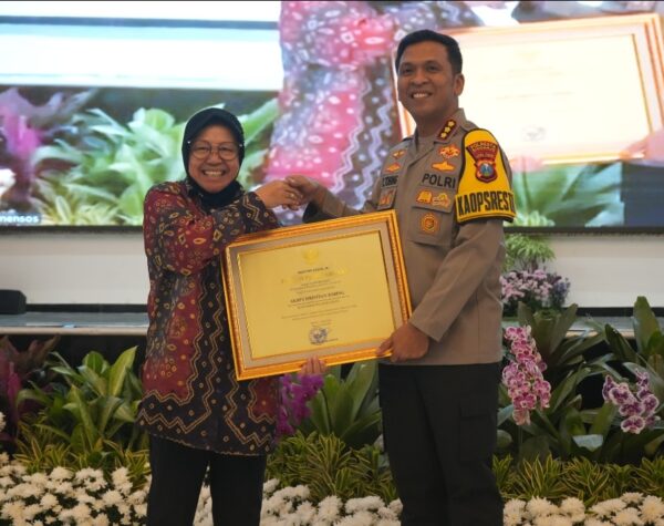 Ungkap Kasus Kekerasan Seksual, Polresta Sidoarjo Diganjar Penghargaan Kemensos