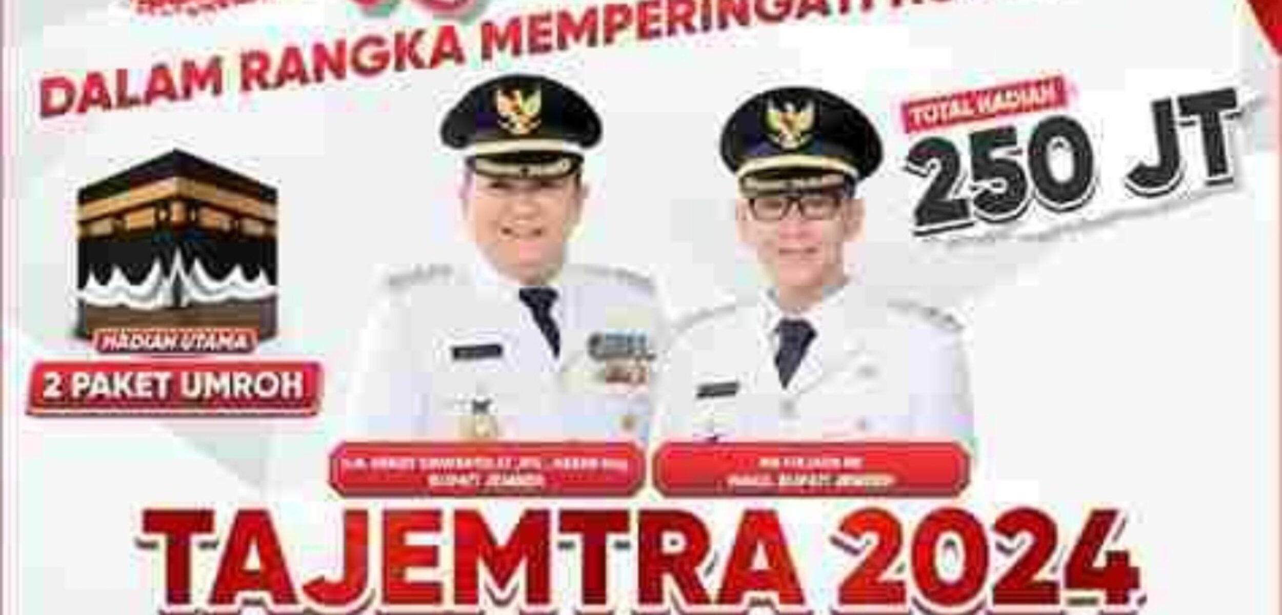 Gerak jalan Tanggul Jember Tajemtra 2024.(Dispora Jember for Kabarterdepan.com)