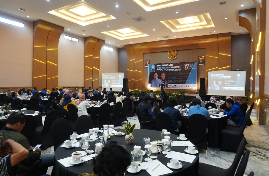 IMG 20240717 152415 1 Suasana Pelatihan Pengembangan UMKM yang digelar Gekrafs Kota Batu, dengan mengusung tema Melek Bisnis dan Pajak di Aston Inn Hotel Kota Batu. (Yan)