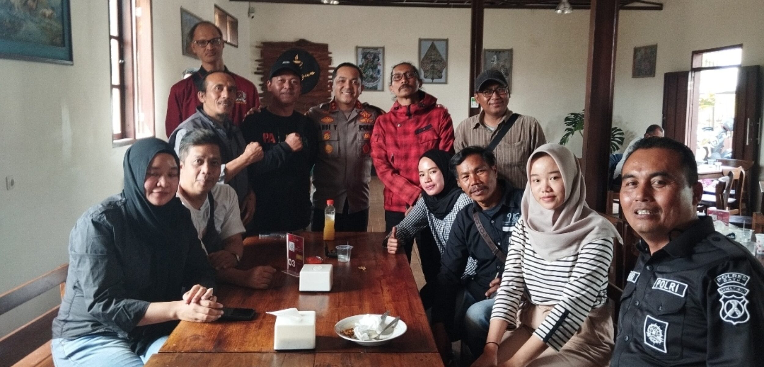 Jalin Sinergitas, Kapolres Kota Batu Gelar Silaturahmi dengan Wartawan