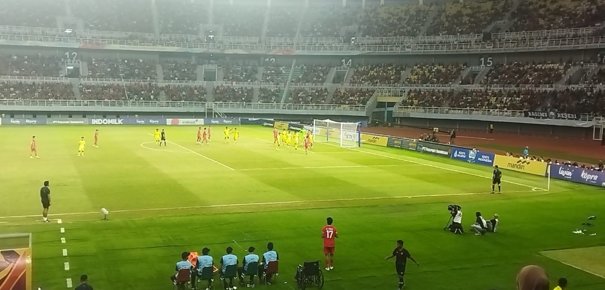 Aksi pemain Timnas Indonesia U-19 saat mengalahkan Malaysia dengan skor 1-0, Sabtu (27/7/2024). (Redaksi/kabarterdepan.com)