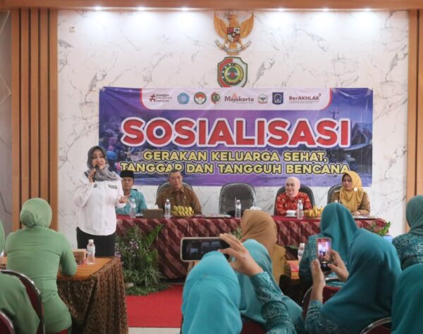 Wujudkan Masyarakat Tanggap Bencana, Bupati Mojokerto Sosialisasikan ‘Gagah Bencana’
