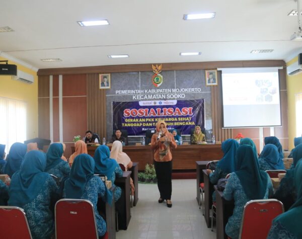 Bupati Mojokerto Wujudkan TP PKK Desa Se-Kecamatan Sooko Gagah Bencana