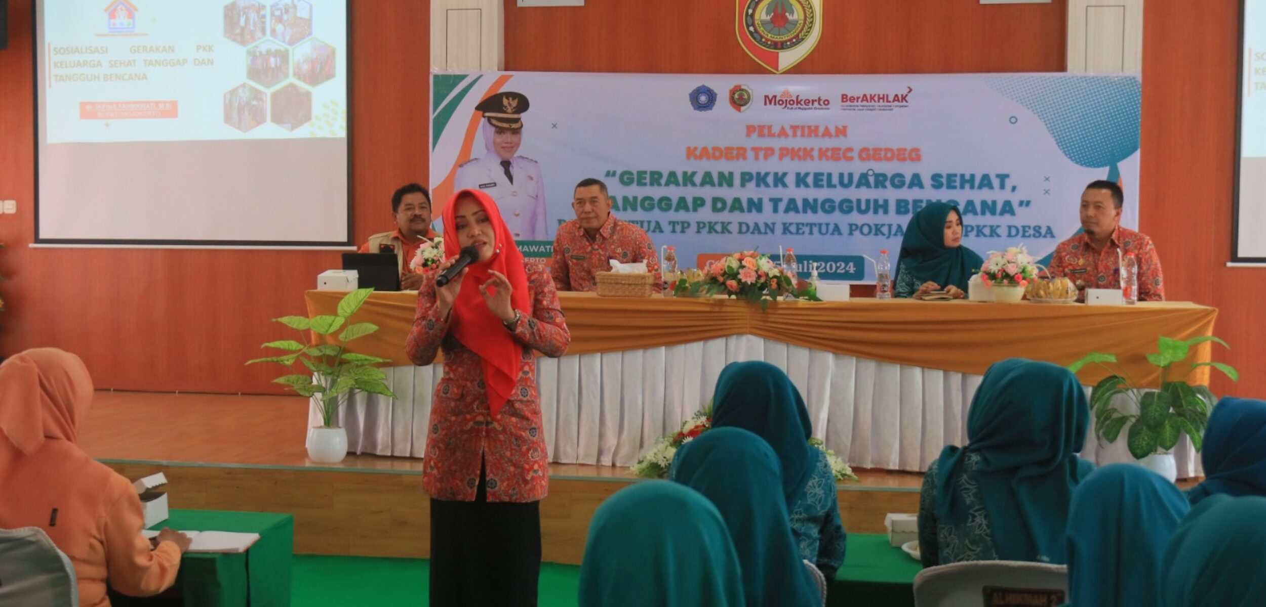 Sasar TP PKK Gedeg, Bupati Mojokerto Sosialisasikan Program Gagah Bencana