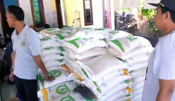 Bantuan pangan beras 10 kg akan disalurkan kembalikepada keluarga penerima manfaat melaui PT. Pos Indonesia muali Agustus 2024. (Masrikin/kabarterdepan.com)