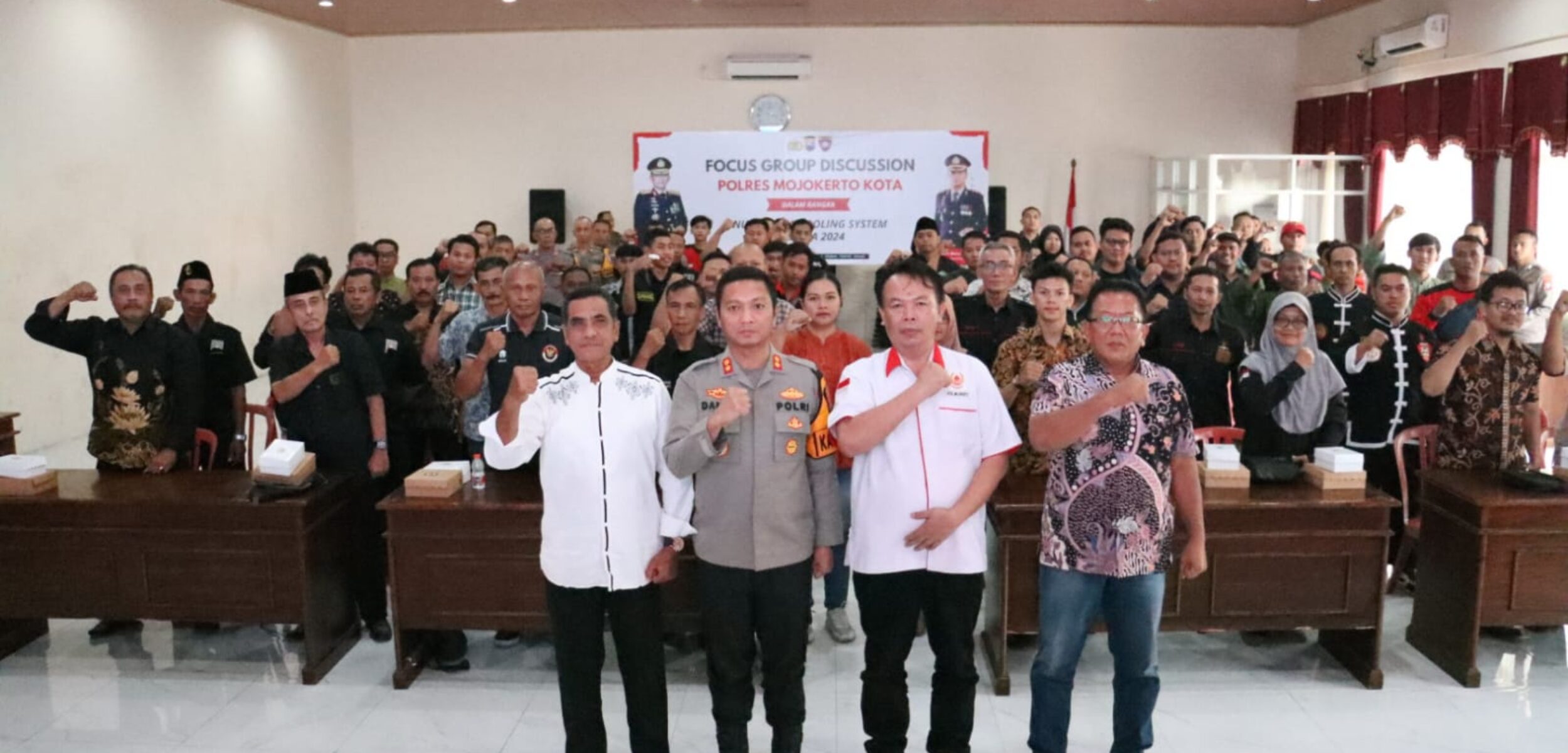 9 Perguruan Silat Se-Kota Mojokerto Deklarasi Pilkada Damai