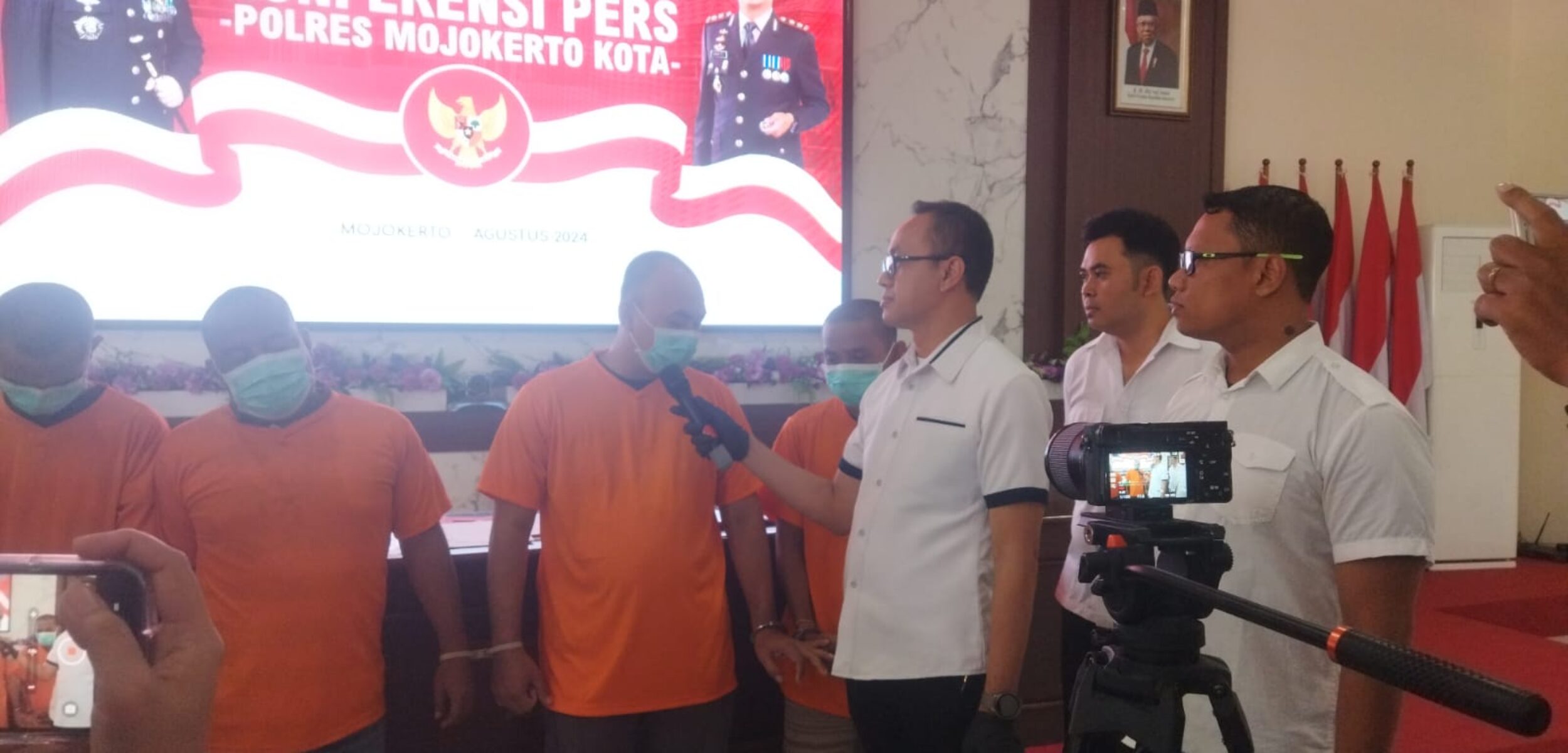 Jualan Chip di Facebook, 5 Pelaku Judi Online Diringkus Polres Mojokerto Kota