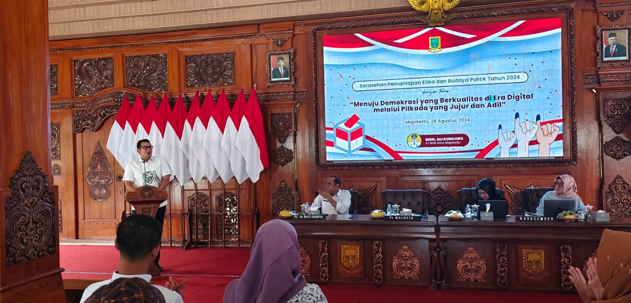 Kampanyekan ‘Hajar Serangan Fajar’, Pj Wali Kota Mojokerto Berharap Pilkada Lahirkan Pemimpin Terbaik