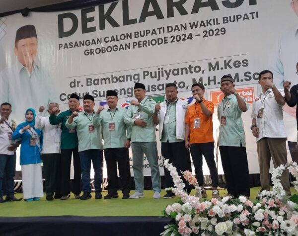Lawan Koalisi Gemuk, Pasangan Bambang-Catur Tetap Pede Menangi Pilkada Grobogan, Ini Alasannya
