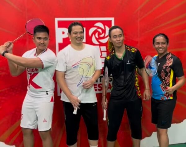 Cara Unik PSI Beri Rekom 11 Calon Kepala Daerah Sambil Main Bulu Tangkis