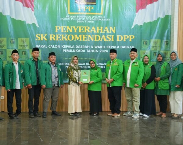 Giliran PPP Beri Rekom untuk Ning Ita di Pilwakot Mojokerto