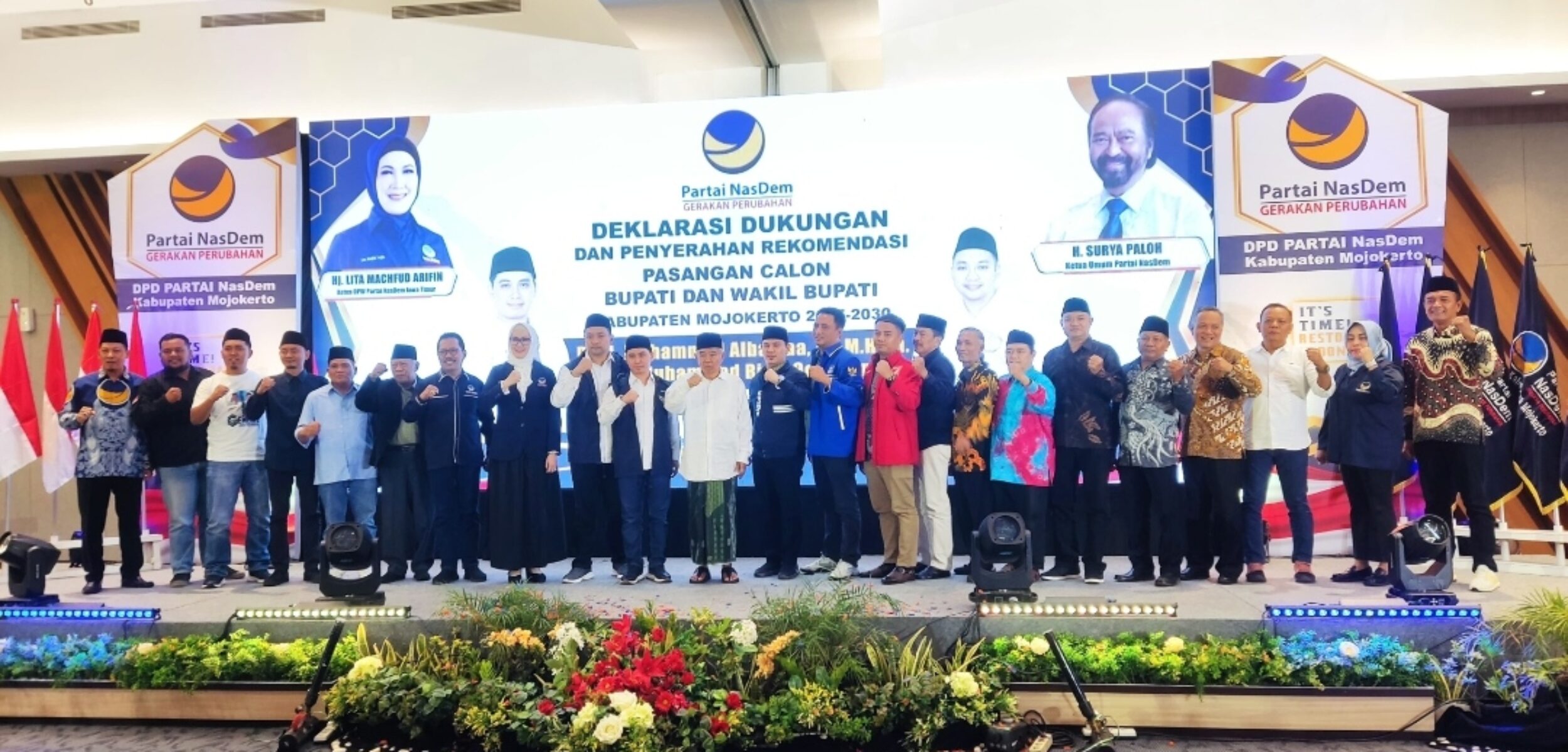 Raih Rekom Partai Nasdem, Pasangan Mubarok Optimis Menang 70 Persen di Pilkada Mojokerto