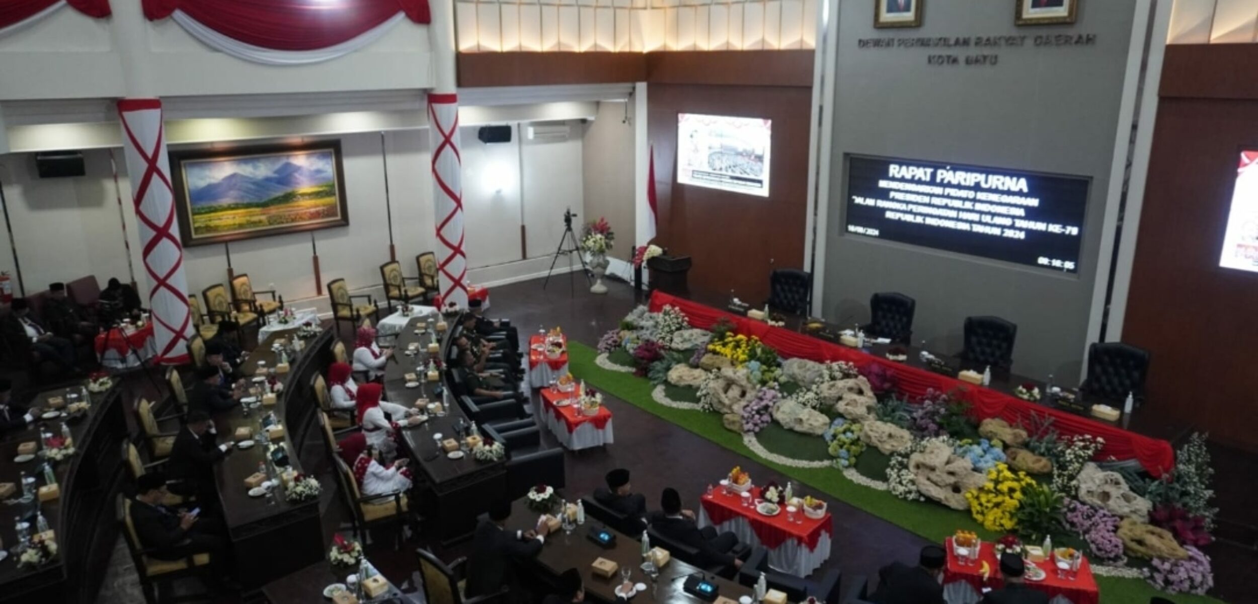 Ikuti Pidato Kenegaraan Presiden Jokowi, Ini Kata Ketua DPRD Kota Batu