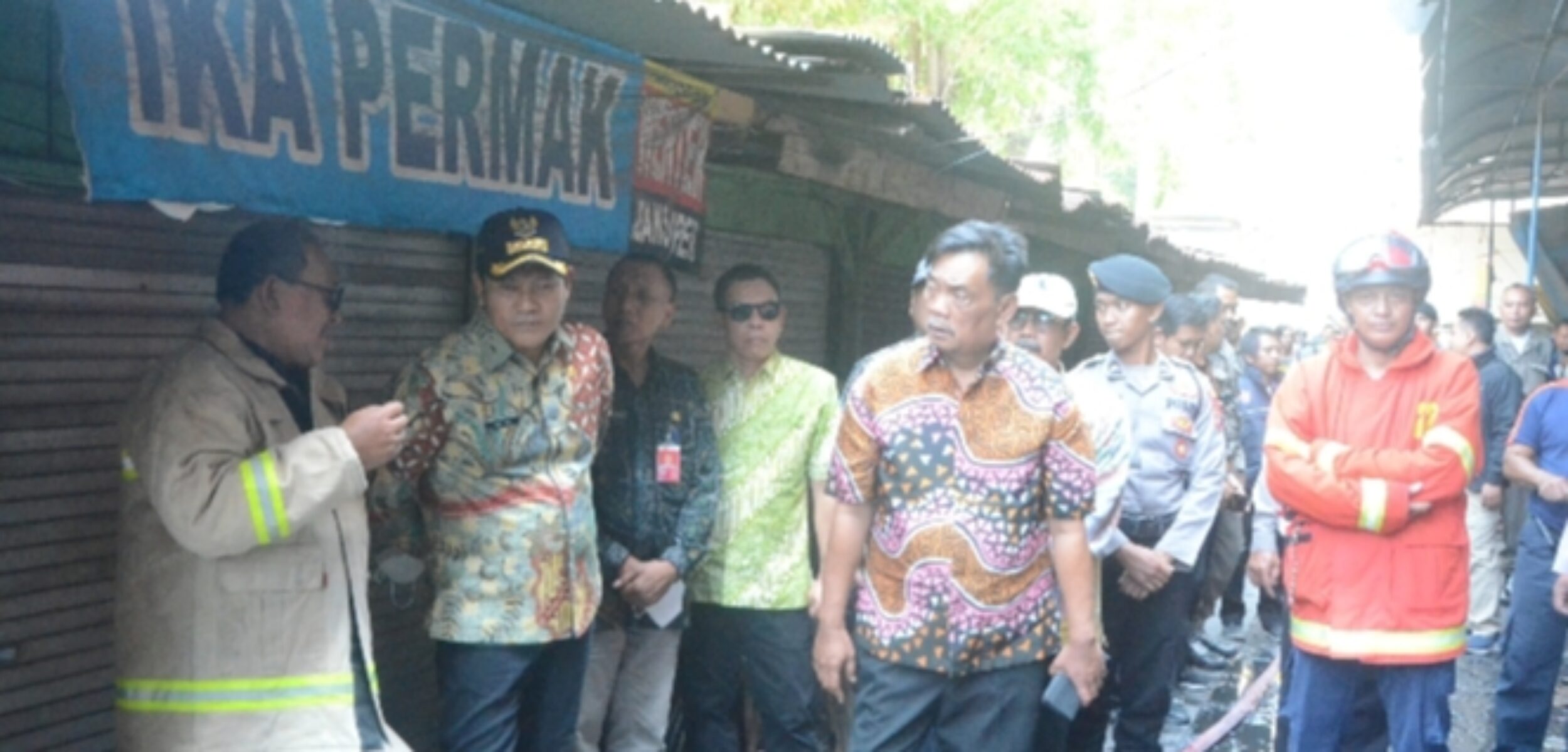 Plt Bupati Sidoarjo akan Salurkan Bansos untuk Pedagang Pasar Krian yang Terdampak Kebakaran