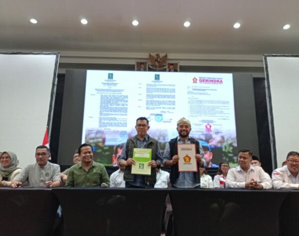 Terima Rekom PKB dan Gerindra, Cak Nur dan Mas Heli Deklarasi Maju Pilkada Kota Batu 2024