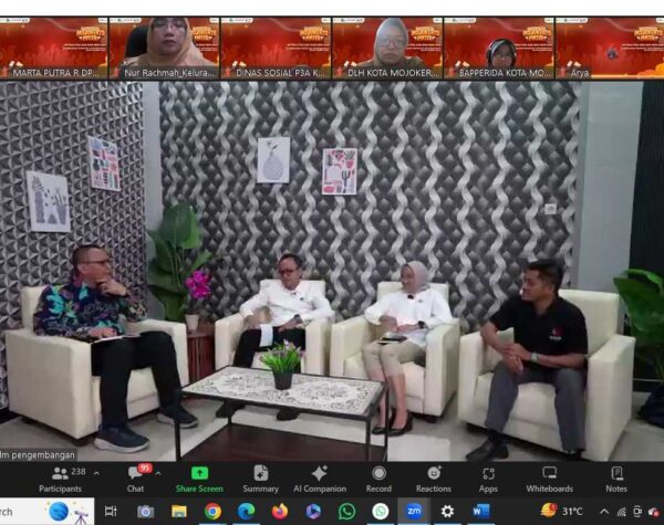 Pemkot Mojokerto Tegaskan Netralitas ASN dan Non ASN dalam Pilkada lewat Webinar