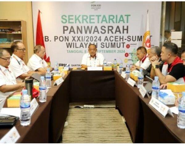 Ketua KONI Pusat Pimpin Rapat Koordinasi Panwasrah PON XXI 2024 Wilayah Sumatera Utara