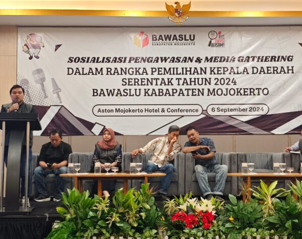 Bawaslu Kabupaten Mojokerto Ajak Insan Pers Awasi Pilkada 2024