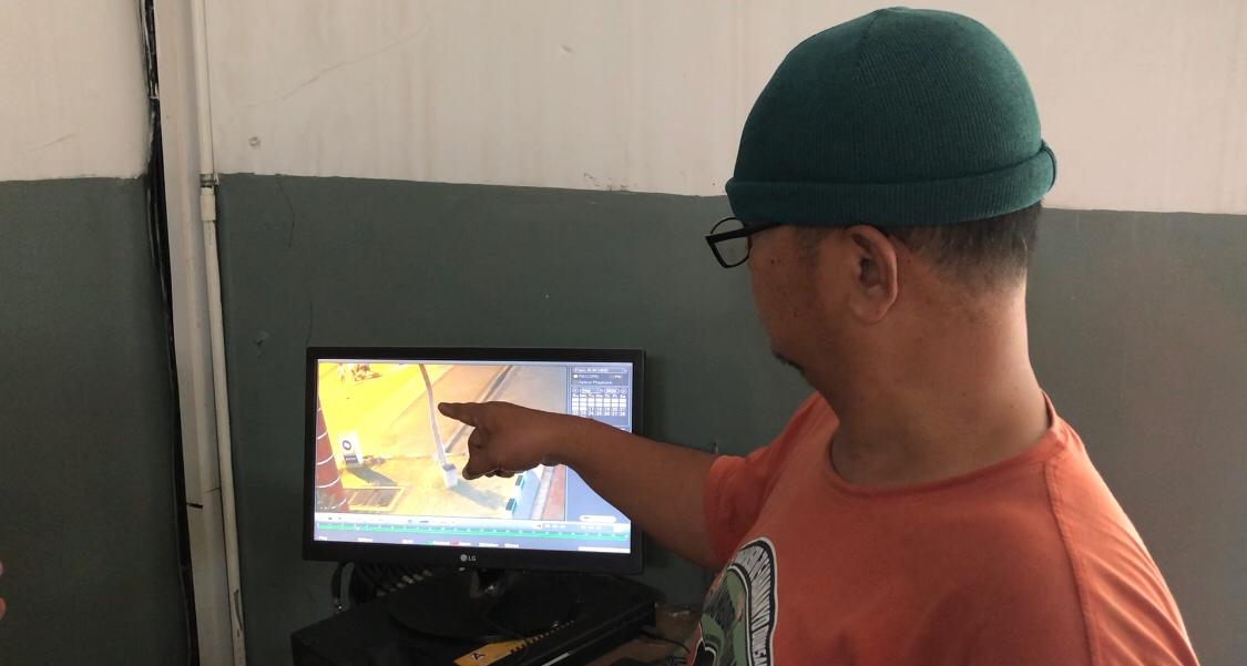 Rekaman CCTV yang menampilkan pengeroyokan remaja di Kutorejo, Minggu (15/9/2024) kemarin (Andy / Kabarterdepan.com) 