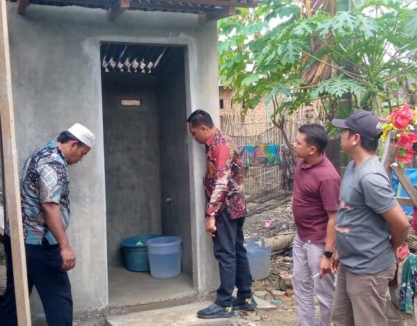 Warga Simangambat Madina Bersyukur dapat Bantuan MCK, Tidak Perlu ke Sungai Lagi