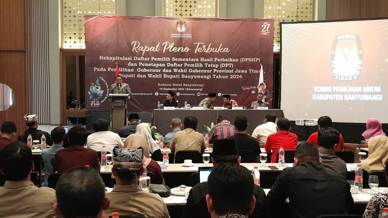 1,3 Jiwa Terdaftar Sebagai DPT Pilkada Serentak di Banyuwangi